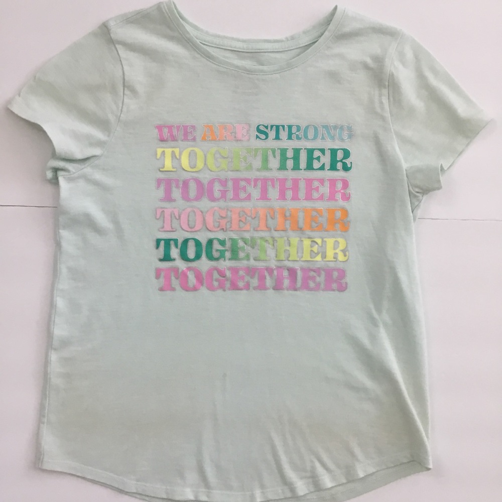 SO Girls Shirt We Are Strong Together Size XL